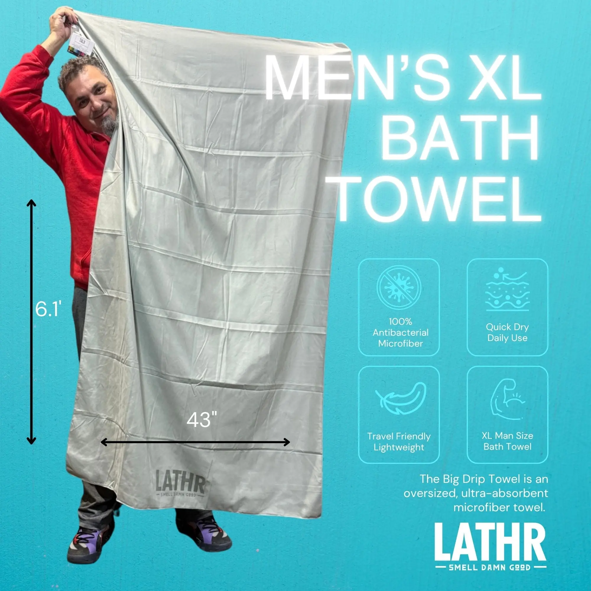Big Drip XL Bath Towel - Image 2