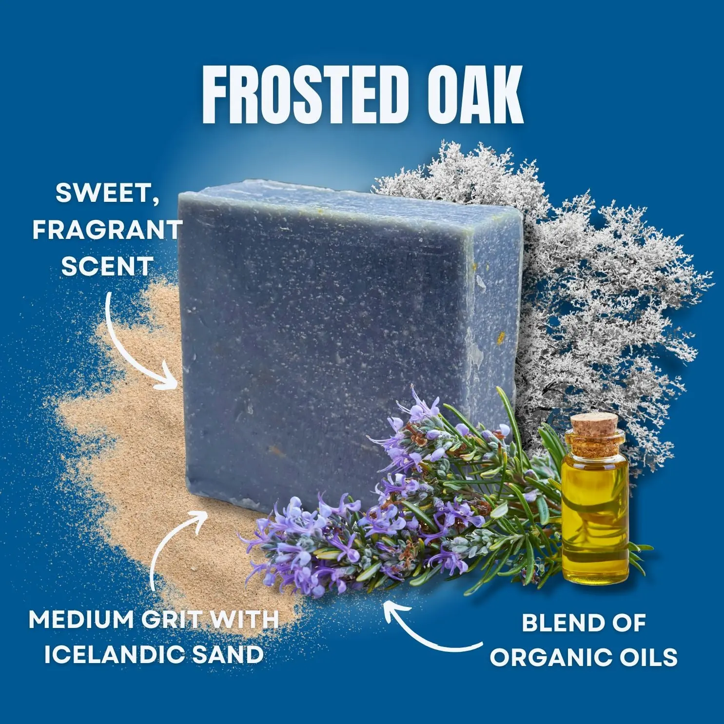 Frosted Oak Soap Bar - Image 2